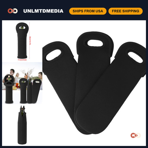 Neoprene wine sleeve set - set,